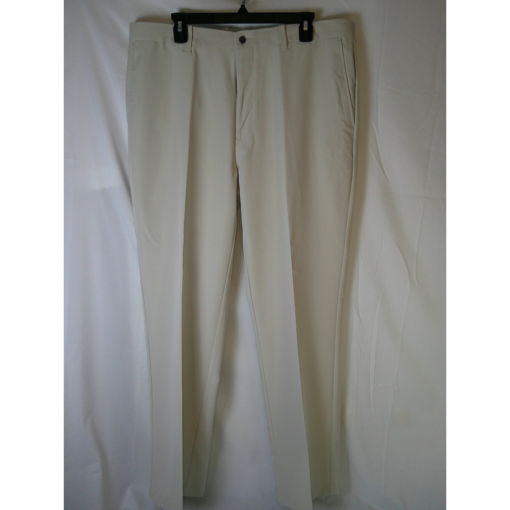 Callaway Mens Golf Pants‎ Chino Style Flat Front Beige Size 38x32